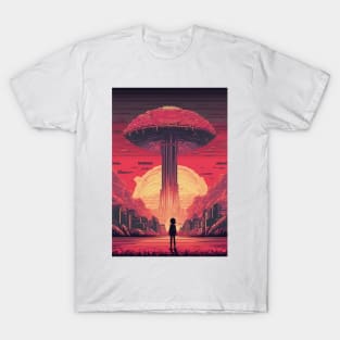 Little girl's is the scene of a nuclear bomb exploding T-Shirt